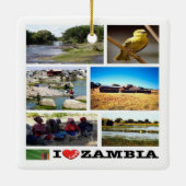 ZM010 ZAMBIA I Liebe, Mosaik, Afrika, Keramikornament (Rückseite)