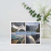 ZM Sambia - Simbabwe - Victoria Falls - Postkarte (Stehend Vorderseite)