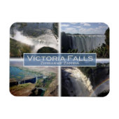 ZM Sambia Zimbabwe - Victoria Falls - Magnet (Horizontal)