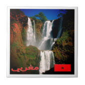 zMA006 MOROCCO, d'Ouzoud Falls, Afrika, Fliese (Vorderseite)