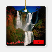 zMA006 MOROCCO, d'Ouzoud Falls, Afrika, Keramikornament (Rückseite)