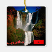 zMA006 MOROCCO, d'Ouzoud Falls, Afrika, Keramikornament (Vorderseite)