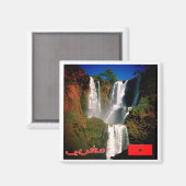 zMA006 MOROCCO, d'Ouzoud Falls, Afrika, Kühlschran Magnet (Vorderseite/Rückseite)