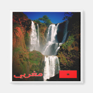 zMA006 MOROCCO, d'Ouzoud Falls, Afrika, Kühlschran Magnet