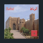 zMA018 RABAT, Marokko, Afrika, Kühlschrank Magnet<br><div class="desc">Hier finden Sie das Andenken Ihres Urlaubs. (zMA018 RABAT,  Marokko,  Afrika Kühlschrankmagnet). Erleben Sie Freunde und Verwandte mit den einzigartigen Souvenirs von Ihrer großartigen Reise. Probier uns! #LeoPepeDesign - Kasbah der Udayas,  africa marocco,  leopepedesign,  Reise-Trip Foto Tourismus,  Geschenk Souvenir Gadget Kühlschrankmagnet.</div>