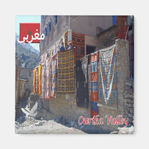zMA021 MOROCCO, Ourika Valley, Afrika, Kühlschrank Magnet