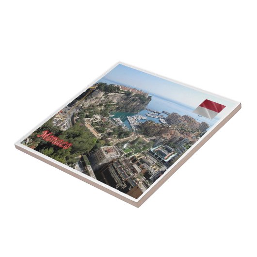 ZMC011 PORT OF FONTVIEILLE, Monaco, Fliese (Seite)