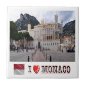 zMC013 PALAIS DE MONACO, I-Liebe, Fliese (Vorderseite)