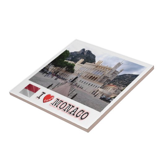 zMC013 PALAIS DE MONACO, I-Liebe, Fliese (Seite)