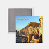 zMC015 MONTE CARLO, Monaco, Kühlschrank Magnet (Vorderseite/Rückseite)
