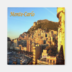 zMC015 MONTE CARLO, Monaco, Kühlschrank Magnet