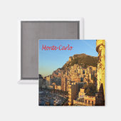 zMC016 MONTE CARLO, Monaco, Kühlschrank Magnet (Vorderseite/Rückseite)