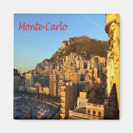 zMC016 MONTE CARLO, Monaco, Kühlschrank Magnet (Vorne)