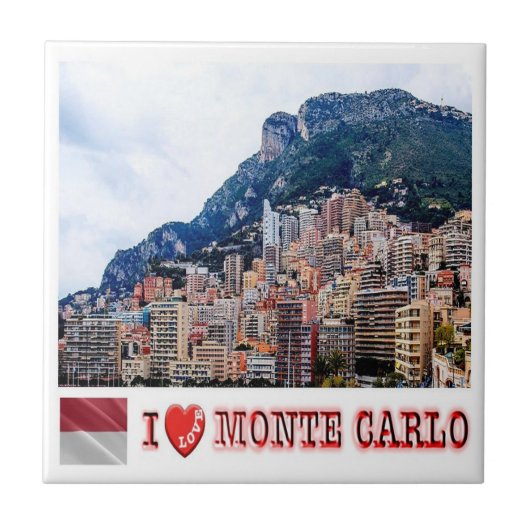 zMC019 MONTE CARLO, Monaco, Fliese (Vorderseite)