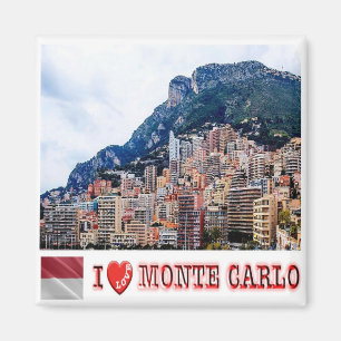 zMC020 MONTE CARLO, Monaco, Kühlschrank Magnet