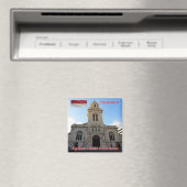 zMC022 Monte Carlo, CHURCH SAINTE-DÉVOTE, Fridge Magnet (In Situ (Geschirrspüler))