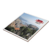 zMC025 MONACO von der Spitze des Exotischen Garten Fliese (Seite)