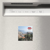 zMC025 MONACO von der Spitze des Exotischen Garten Magnet (In Situ (Geschirrspüler))