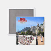 zMC026 MONACO, Europa, Kühlschrank Magnet (Vorderseite/Rückseite)