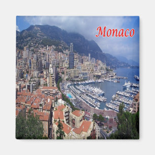 zMC029 MONACO, Europa, Kühlschrank Magnet