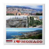 zMC035 MONACO Collage "I Liebe", Fliese (Vorderseite)