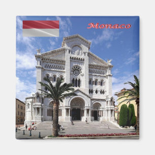 ZMC038 MONACO, Kathedrale Notre-Dame-Immacu Magnet