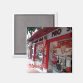 ZMC040 SHOP IN MONACO, Kühlschrank Magnet (Vorderseite/Rückseite)