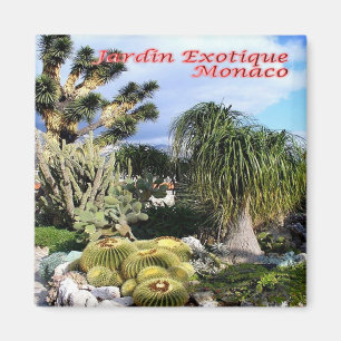zMC047 EXOTIC GARDEN, Monaco, Kühlschrank Magnet