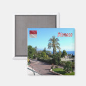 zMC048 GARDEN in casino, Monaco, Kühlschrank Magnet (Vorderseite/Rückseite)