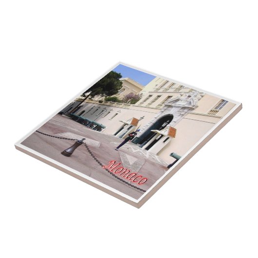 zMC050 GUARD IN THE PALACE, Monaco, Fliese (Seite)