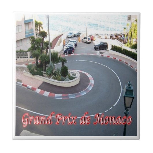 zMC051 GRAND PRIX, Monaco, Fliese (Vorderseite)