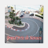 zMC051 GRAND PRIX, Monaco, Kühlschrank Magnet (Vorne)