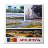 zMD005 MOLDOVA Collage Mosaik, Europa, Fliese (Vorderseite)