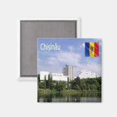 zMD007 CHISINAU, Moldau, Europa, Kühlschrank Magnet (Vorderseite/Rückseite)