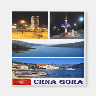 zME005 CRNA GORA, Montenegro, Kühlschrank Magnet