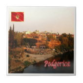 zME010 PODGORICA, Montenegro, Fliese (Vorderseite)