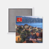 zME016 HERCEG NOVI, Montenegro, Europa, Kühlschran Magnet (Vorderseite/Rückseite)