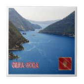 ZME018 GULF VON KOTOR, Montenegro, Fliese (Vorderseite)