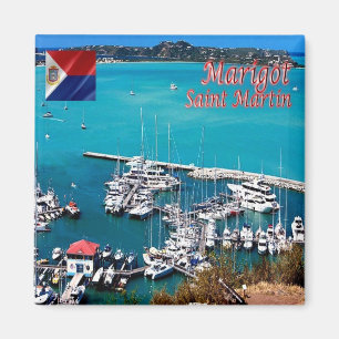 zMF006 MARIGOT, Saint Martin, Amerika, Kühlschrank Magnet