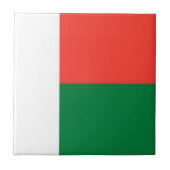 zMG001 MADAGASCAR FLAG, Afrika, Fliese (Vorderseite)