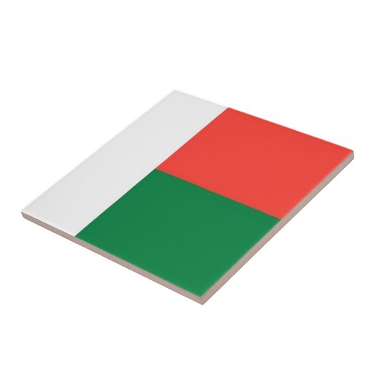 zMG001 MADAGASCAR FLAG, Afrika, Fliese (Seite)