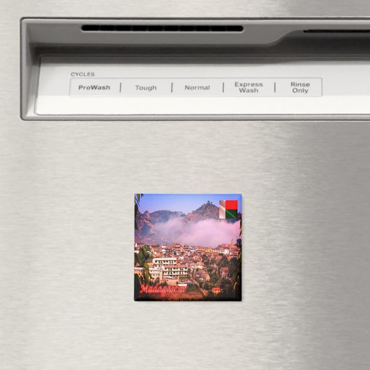 zMG004 MADAGASCAR, Panorama, Afrika, Kühlschrank Magnet (In Situ (Geschirrspüler))