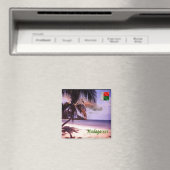 zMG007 MADAGASCAR, Strand, Afrika, Kühlschrank Magnet (In Situ (Geschirrspüler))