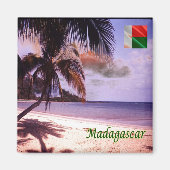 zMG007 MADAGASCAR, Strand, Afrika, Kühlschrank Magnet (Vorne)