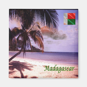zMG007 MADAGASCAR, Strand, Afrika, Kühlschrank Magnet