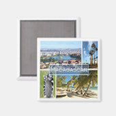 zMG014 MADAGASCAR, Antananarivo, Afrika, Kühlschra Magnet (Vorderseite/Rückseite)