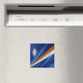 zMH002 WAVING FLAG, MARSHALL INSELN Magnet (In Situ (Geschirrspüler))