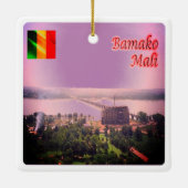 zML003 MALI, Bamako Bridge, Afrika, Keramikornament (Rückseite)