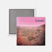 zML004 BAMAKO, Mali, Afrika, Kühlschrank Magnet (Vorderseite/Rückseite)