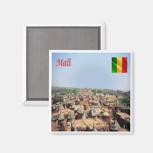 zML006 MALI, Endelou, Afrika, Kühlschrank Magnet (Vorderseite/Rückseite)